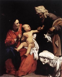 Madonna And Child With St Anne — Carlo Saraceni
