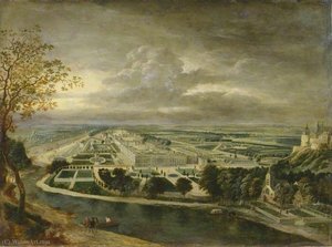 View Of Hampton Court Palace — Jan Griffier I