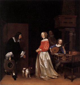 The Suitor's Visit — Gerard Ter Borch