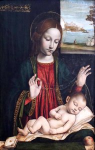 Madonna And Child (also Known As Madonna Del Velo) — Ambrogio Da Fossano (ambrogio Bergognone)
