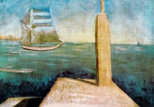 Veliero E Molo — Carlo Carrà