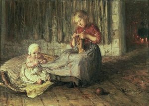 Baby Sitting — Bernardus Johannes (bernard) Blommers