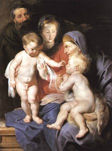 La Famiglia Sacra Con Santa Elisabetta E San Giovanni Battista — Peter Paul Rubens