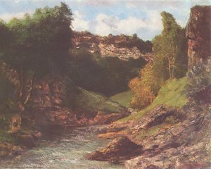 Felsiges Landschaftsbild — Gustave Courbet