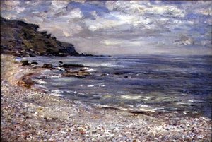 A Deserted Rocky Shore — William Mctaggart
