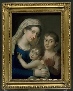 Antonie Brentano With Her Children Georg And Fanny — Nikolaus Lauer