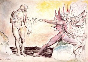 Ciampolo Torturert Av Djeveler — William Blake