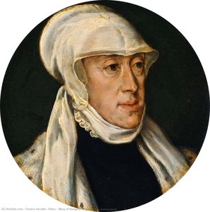 Maria D'ungheria, Reggente Dei Paesi Bassi — Tiziano Vecellio