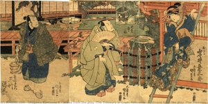 Scene From The Play “the Treasury Of Loyal Retainers”\n\nscene From The Play “the Treasury Of Loyal Retainers” — Utagawa Kunisada Ii