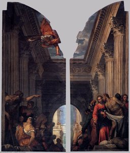 La Curación Del Cojo En El Estanque De Betesda — Paolo Veronese