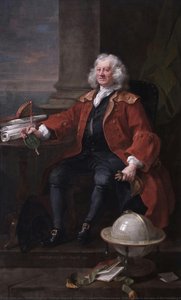 William Hogarth, Porträtt Av Kapten Thomas Coram, 1740 © Coram I Foundling Museums Vård — William Hogarth