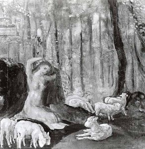 Shepherdess — Arthur B. Davies