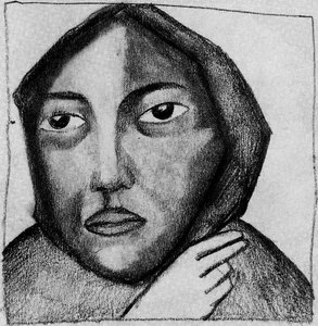 Woman In Prayer — Kazimir Malevich