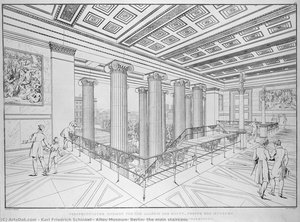 Altes Museum, Berlin: The Main Staircase — Karl Friedrich Schinkel