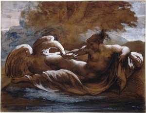 Leda Y El Cisne — Teodoro Gericault