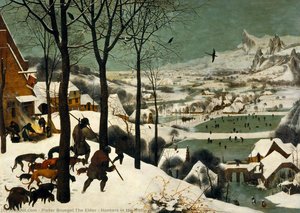 Hunters In The Snow (winter) — Pieter Bruegel The Elder