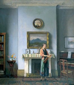 The Music Room (recto) — Frederick Hawkesworth S Shepherd