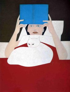 Woman Reading — Will Barnet