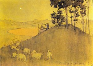 Promenade After Rain 2 — Konstantin Andreevic Somov