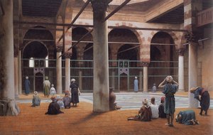 Interior Of A Mosque — Jean-léon Gérôme