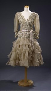 Cream Dress — Valentino Clemente Ludovico Garavani