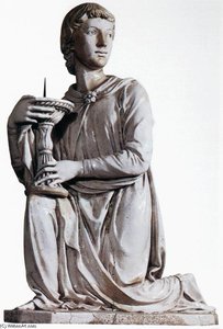 Candelabrum-bearing Angel — Luca Della Robbia