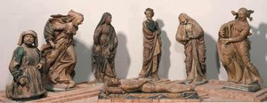 Mourning Of The Marys Over The Dead Christ — Niccolò Dell' Arca