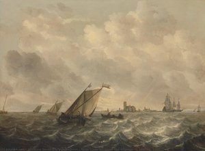 River View, Abraham Van Beyeren, C. 1643 - C. 1650 — Abraham Hendricksz. Van Beyeren