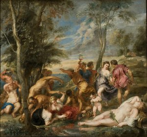 Title In Swedish: Backanal På Andros — Workshop Of Peter Paul Rubens