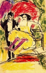 La Coppia Danzante Della Varietà — Ernst Ludwig Kirchner
