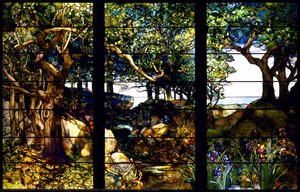 A Wooded Landscape In Three Panels — Tiffany Chung