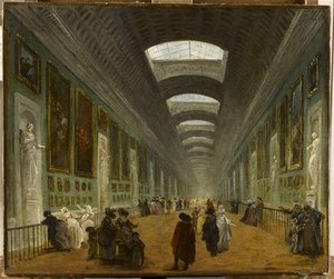 Projet D'amenagement De La Grande Galerie Du Louvre — 위베르 로베르