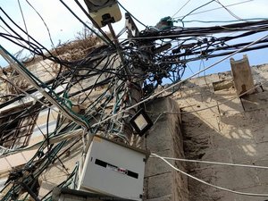 Dense Wiring Outside Souk Al-qissariya — Muneer Mohamed Elbaz