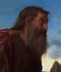 St Jerome (detail) — Giovanni Girolamo Savoldo