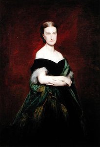 Portrait De Marie Caroline Auguste De Bourbon Siciles, Princesse De Salerne, Duchesse D'aumale (1822 1869) — Charles François Jalabert