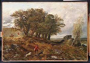 Foret De Fontainebleau.les Chasseurs — პოლ ჰუე