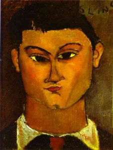 Porträt Des Malers Moïse Kisling — Amedeo Modigliani