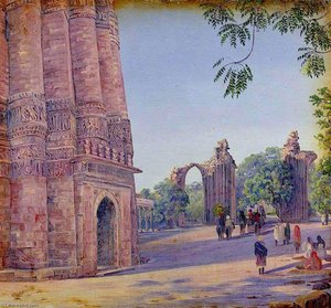 El Kutub. Delhi. India. Novr. 1878 — Marianne North
