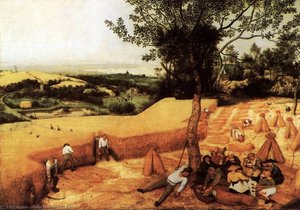 The Corn Harvest (august) — Pieter Bruegel The Elder