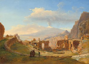 The Roman Theater At Taormina — Sarazin De Belmont Louise Joséphine