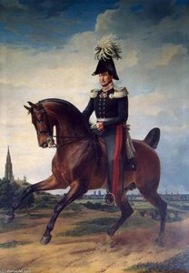 Equestrian Portrait Of Frederick William Iii — Franc Kruger