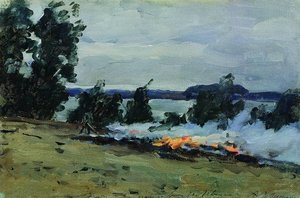 Feux — Isaak Ilyich Levitan