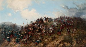 Battle Of Treviño — Francisco Oller