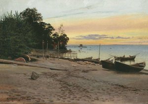 Evening On The Seashore — Albert Nikolaevich Benois