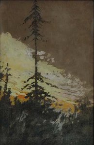 (tall Pine), (painting) — Mary Agnes Yerkes