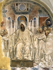 Benedict Presents The Olivetan Monks With His Rule — Il Sodoma (giovanni Antonio Bazzi)