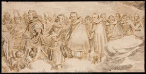 Frederick V Arraiving In Bohemia — Adriaen Pietersz Van De Venne