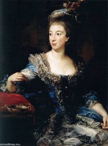 The Countess Of San Martino — Batoni Pompeo