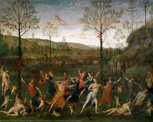 Combat Of Love And Chastity — Pietro Perugino (pietro Vannucci)