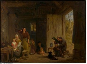 The Irish Piper — Frederick Goodall